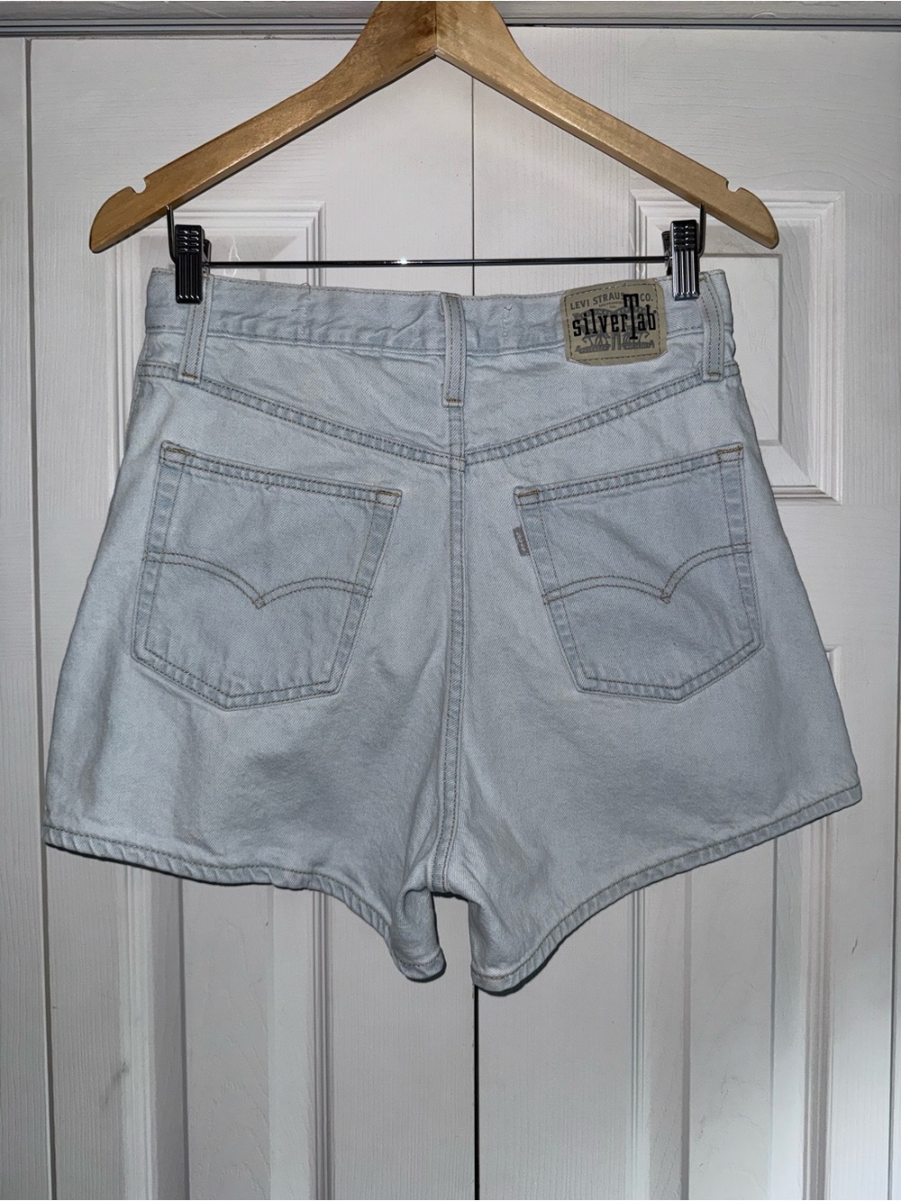 Vintage Y2K Levi’s silver tab super high rise shorts size 29/30 no tag